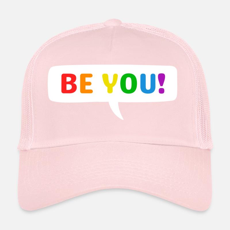 BE YOU Rainbow Pride Casquette trucker 