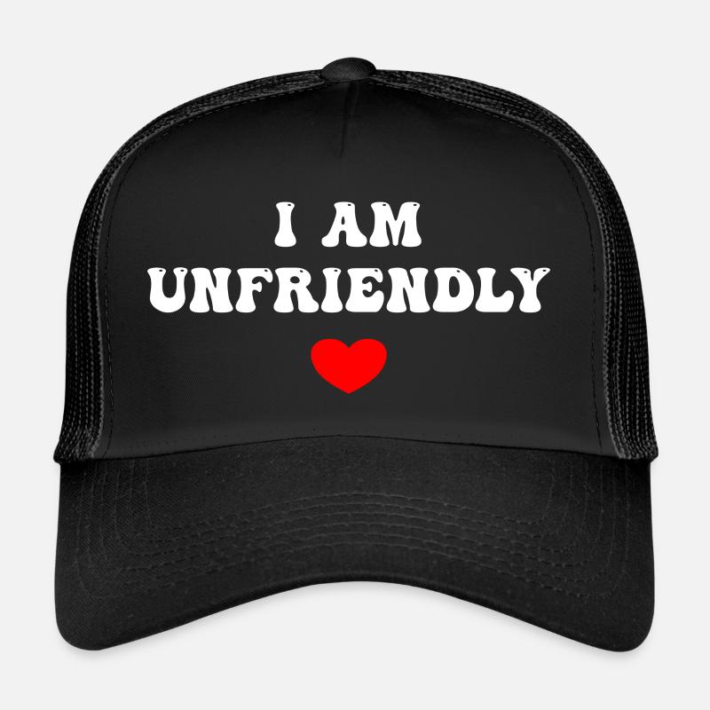 Je ne suis pas amical Casquette trucker 