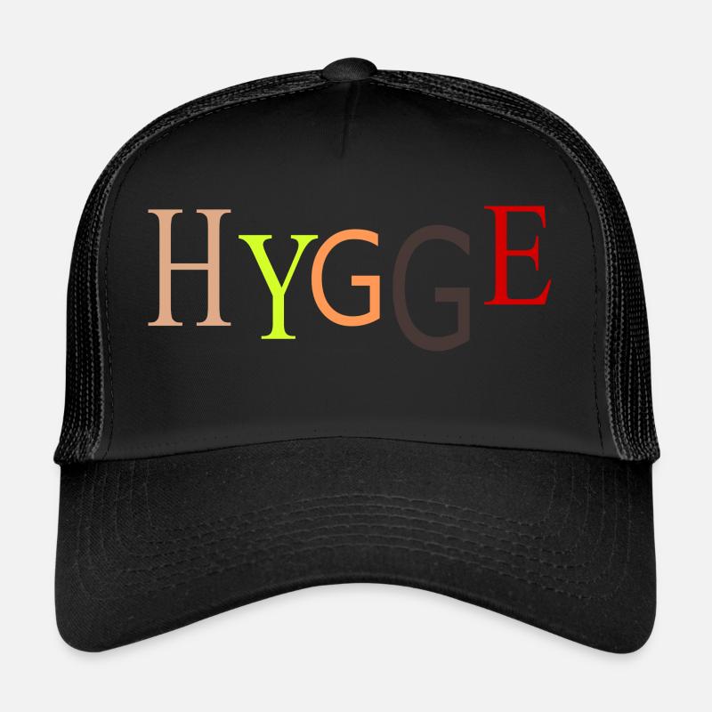 HYGGE - Trucker Cap - Schwarz/Schwarz
