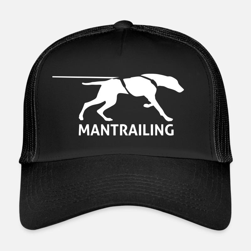 Mantrailing - Trucker Cap - Schwarz/Schwarz