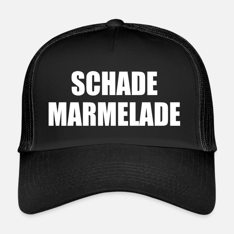 Schade Marmelade - Trucker Cap - Schwarz/Schwarz