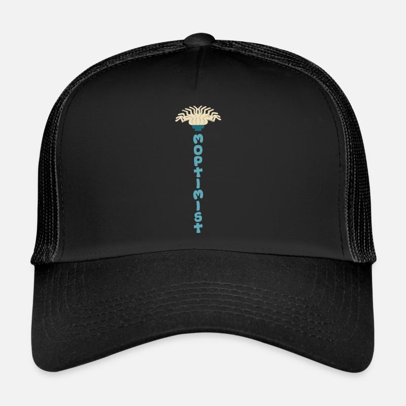 Moptimist Putzfrau Putzmann Putzkolonne Sprüche Trucker Cap