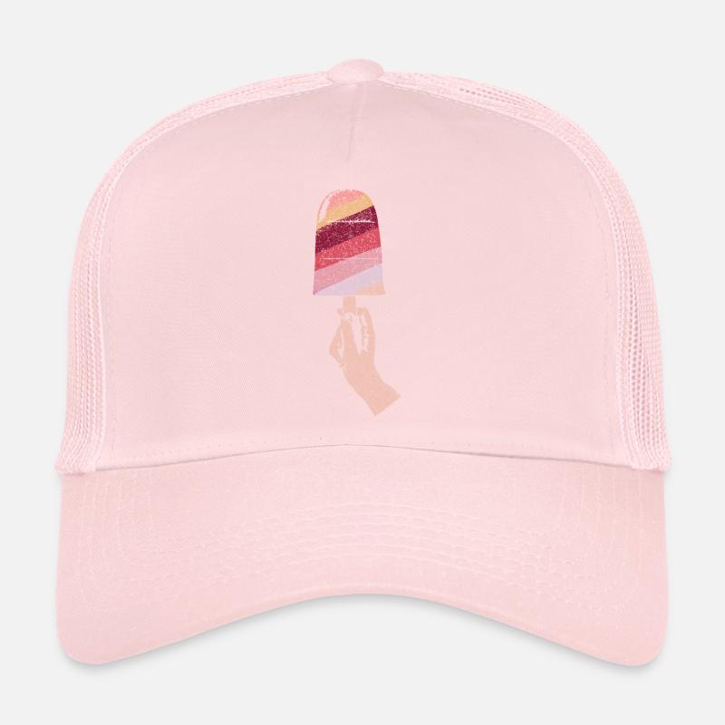 Sucettes glacées dans l’optique d’impression Casquette trucker 