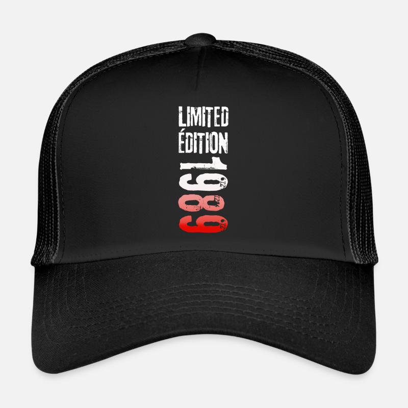 LIMITED EDITION 1989 - Casquette trucker  - noir/noir