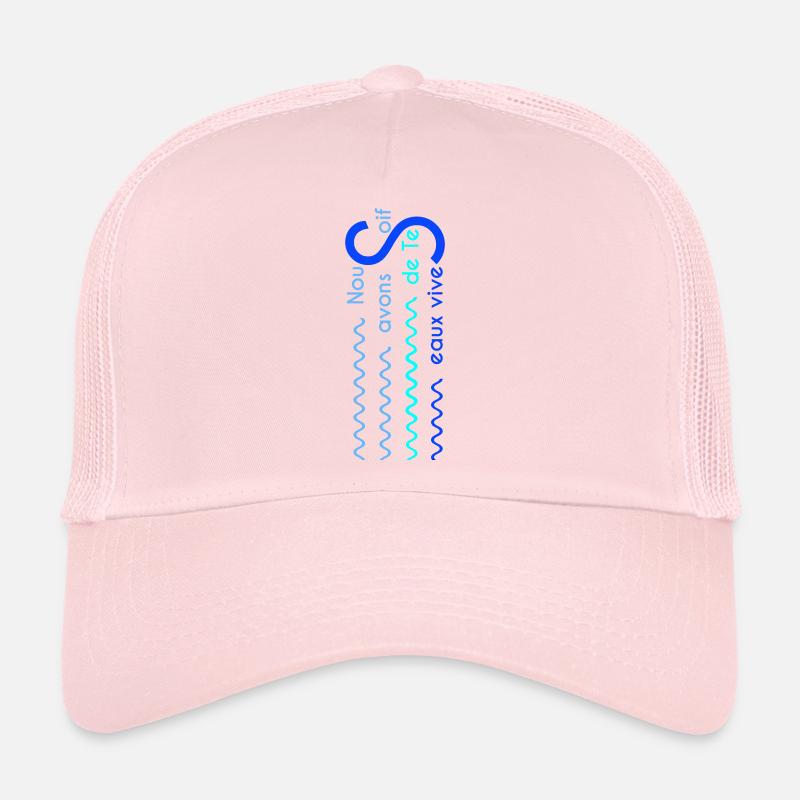 Eaux vives Version 2 Casquette trucker 