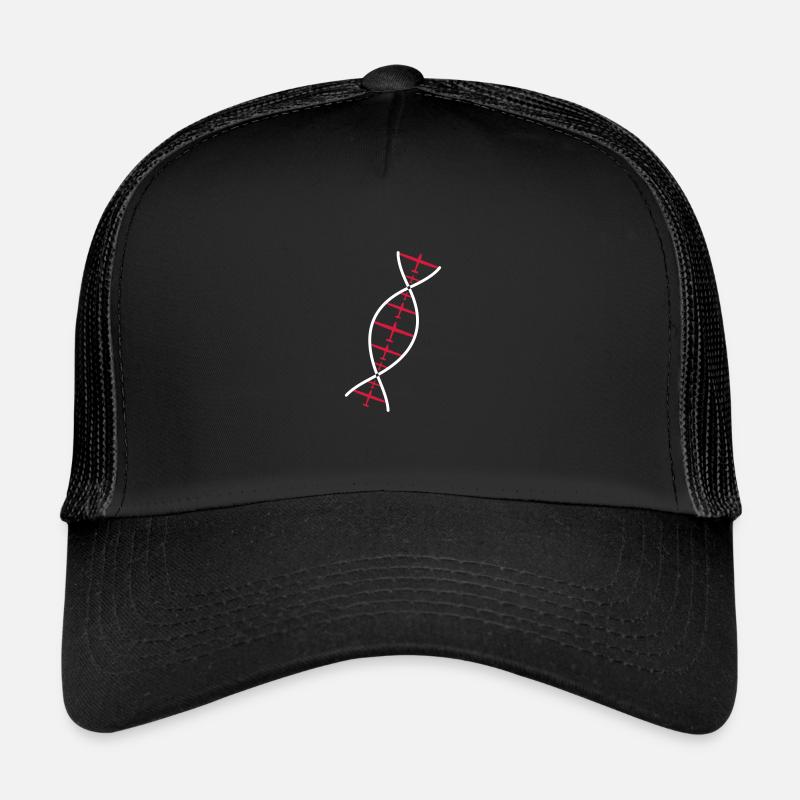 DNA Glider Glider Glider Pilote - Casquette trucker  - noir/noir