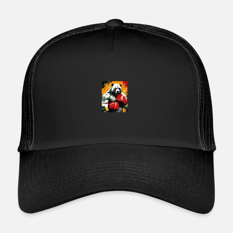 Boxer ours polaire Boxe Ours polaire Boxe Casquette trucker 