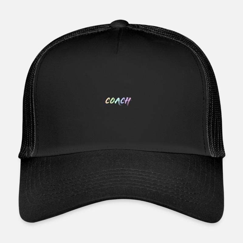 COACH TRAINER - Trucker Cap - Schwarz/Schwarz