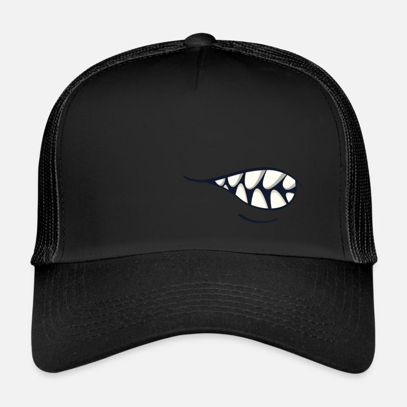 Abbildung Celka Mund Grimasse grr v1 Trucker Cap