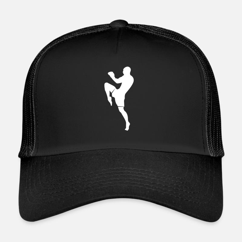 Muay Thai Blanc Casquette trucker 
