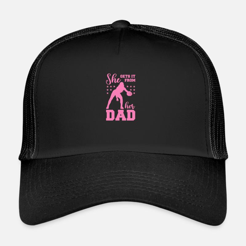 She Gets It From Her Dad Trucker Cap
