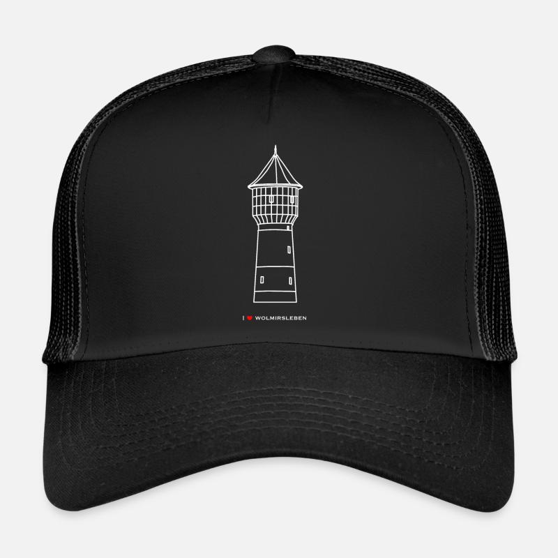 Château d’eau sombre HG Casquette trucker 