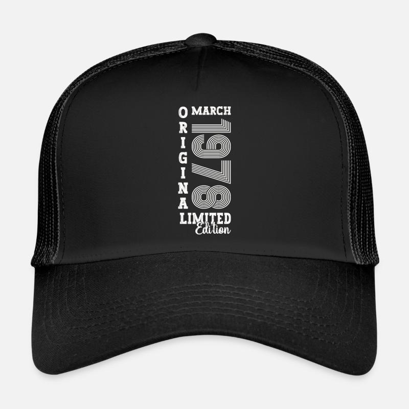Mars Né 1978 45e anniversaire Mann Original Casquette trucker 