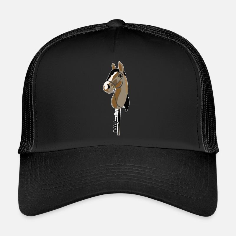 Steckenpferd - Steckenpferd - Hobby Horsing - Trucker Cap - Schwarz/Schwarz