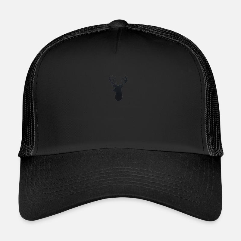 Deer head silhouette Trucker Cap