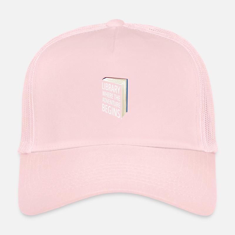Adventure Begins At Your Library Trucker Cap