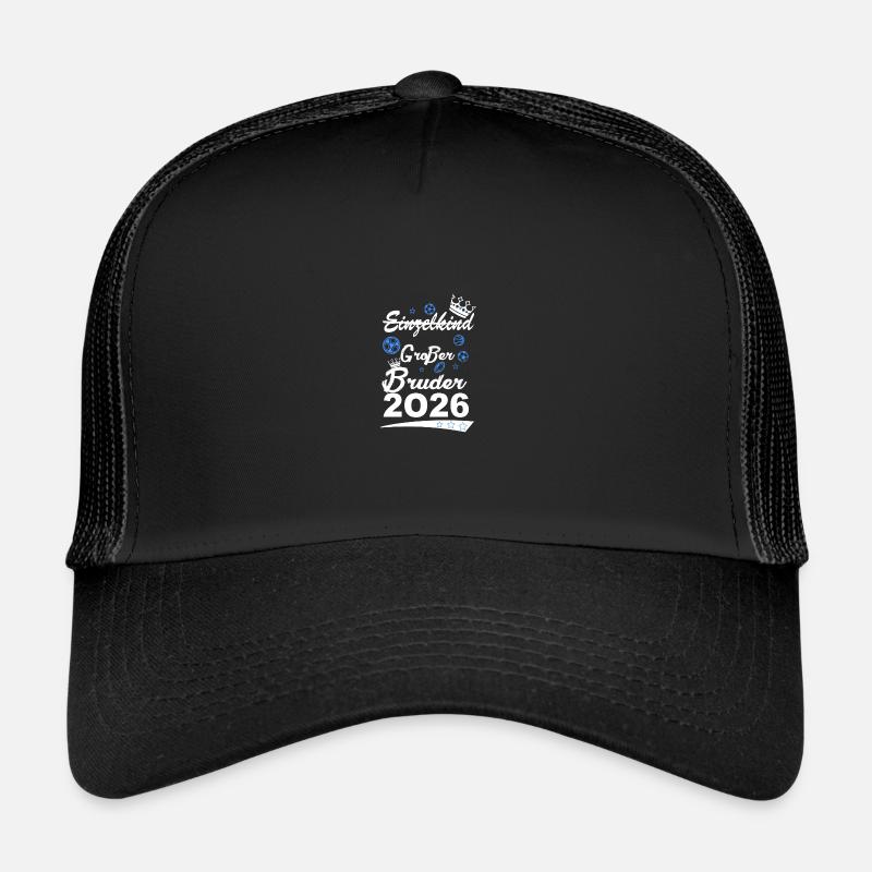 Einzelkind Großer Bruder 2026 Krone Trucker Cap
