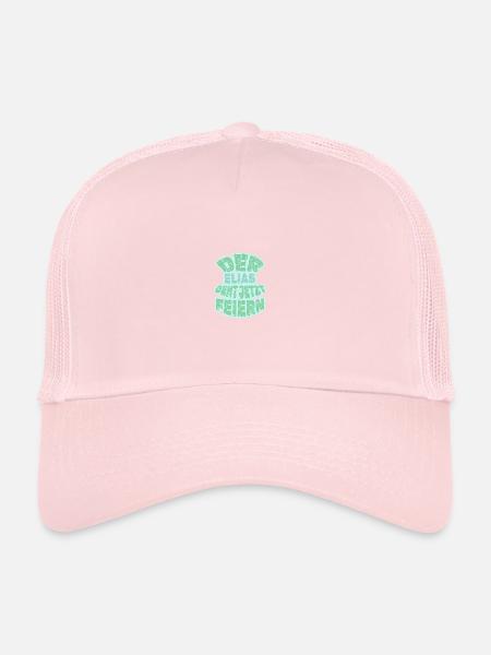 Élie Élie - Casquette trucker  - rose pâle - Devant
