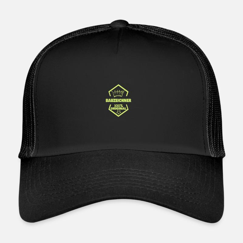 Bauzeichner als Arbeit Trucker Cap
