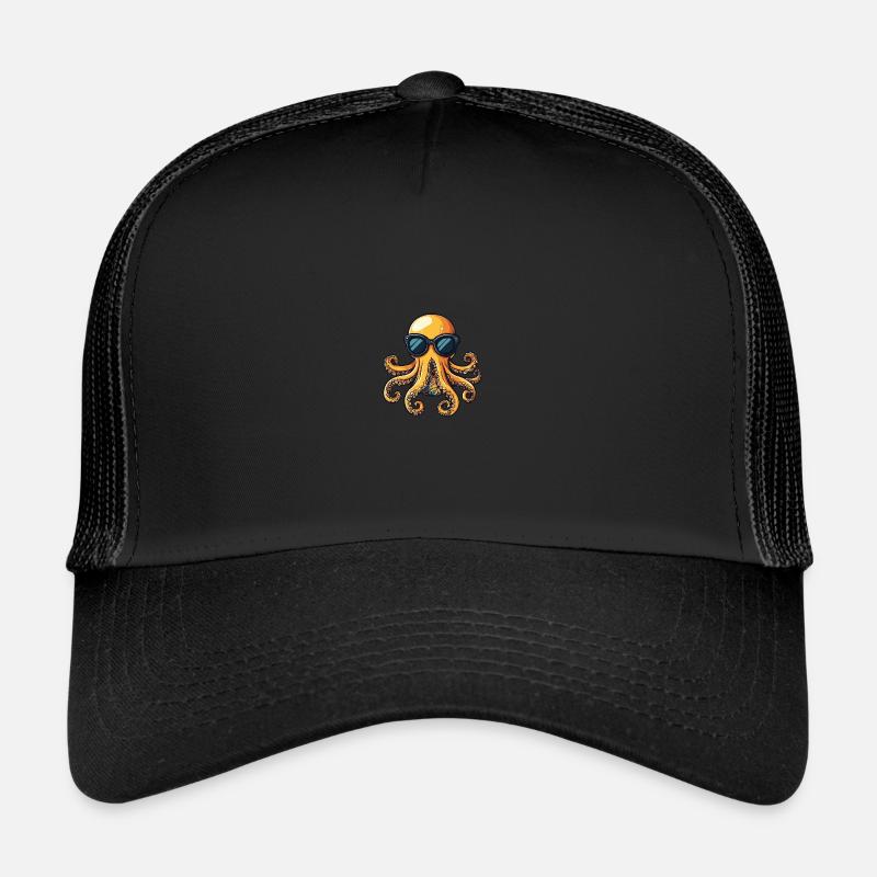 Octopus Cool Summer Trucker Cap