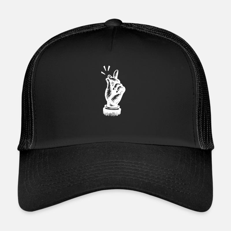 Clap de geste de la main Casquette trucker 