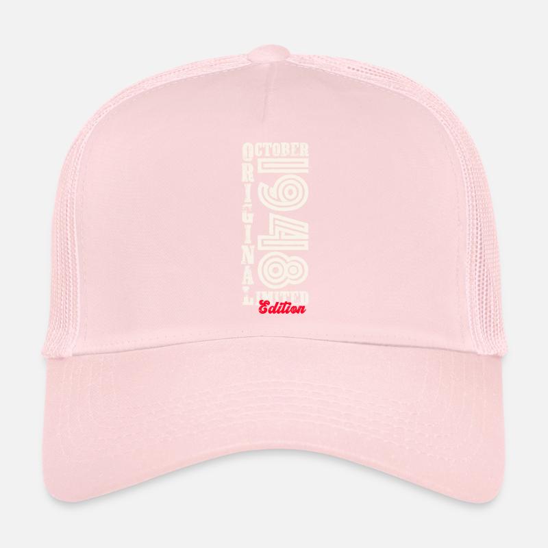 75th Birthday Original October Year 1948 Trucker Cap