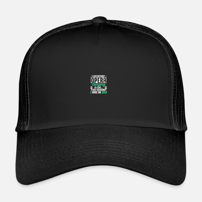 Musik Musical Chor Oper Sängerin Trucker Cap