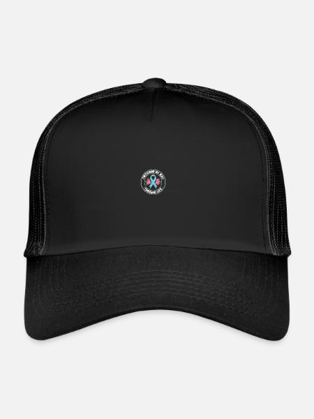 Awareness of Tourette's syndrome - Trucker Cap - black/black - Front