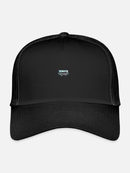 Awareness of Tourette's syndrome - Trucker Cap - black/black - Front