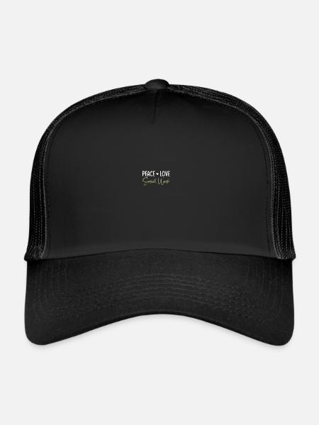 Travailleur social scolaire - Casquette trucker  - noir/noir - Devant
