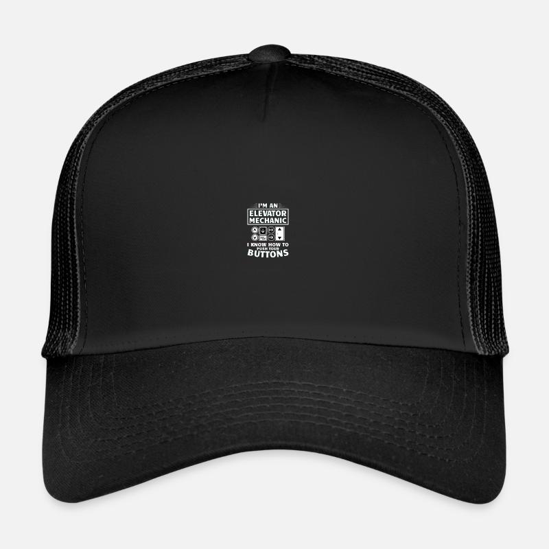 Elevator Technician Elevator Mechanic Trucker Cap
