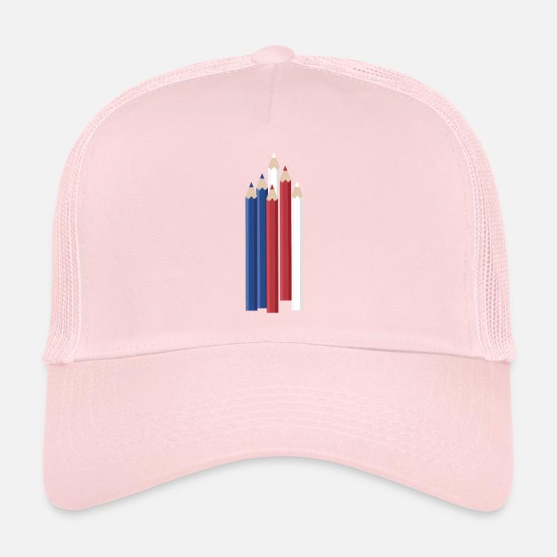 Drawer Us Flag Drawing Trucker Cap