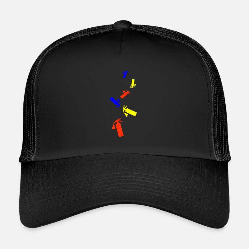 Fire extinguisher symbol Trucker Cap