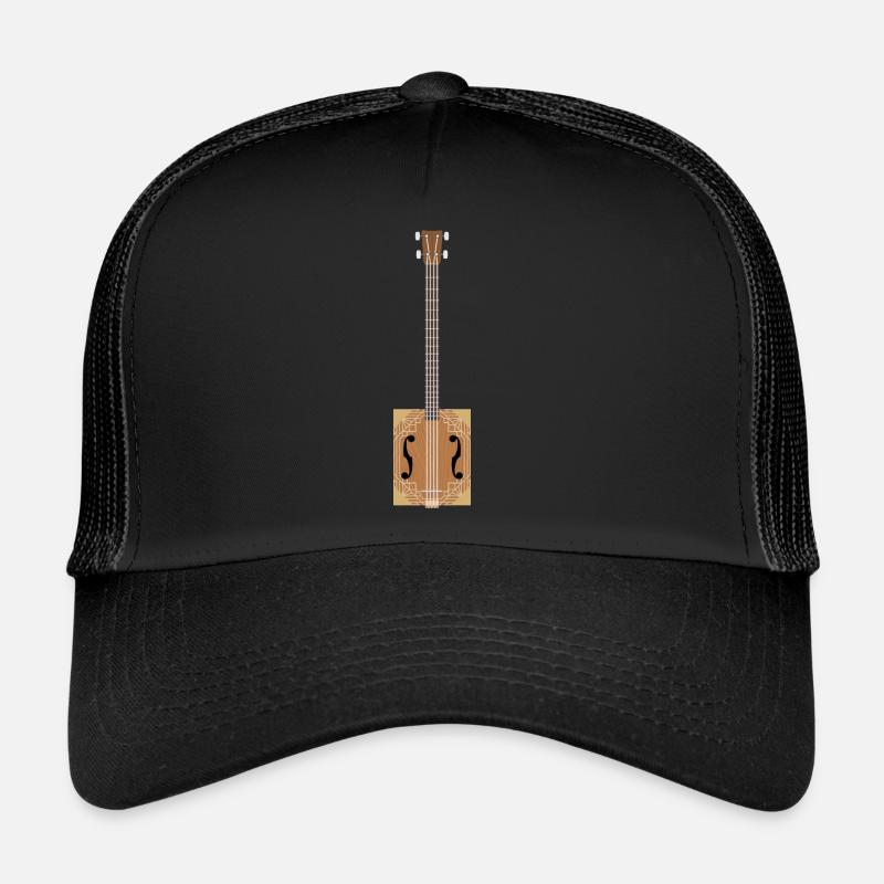 Guitare Cigar Box Casquette trucker 