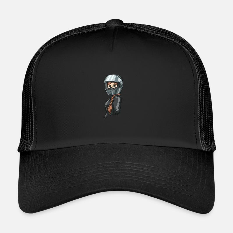 Lady Biker for a motorcyclist Biker Trucker Cap