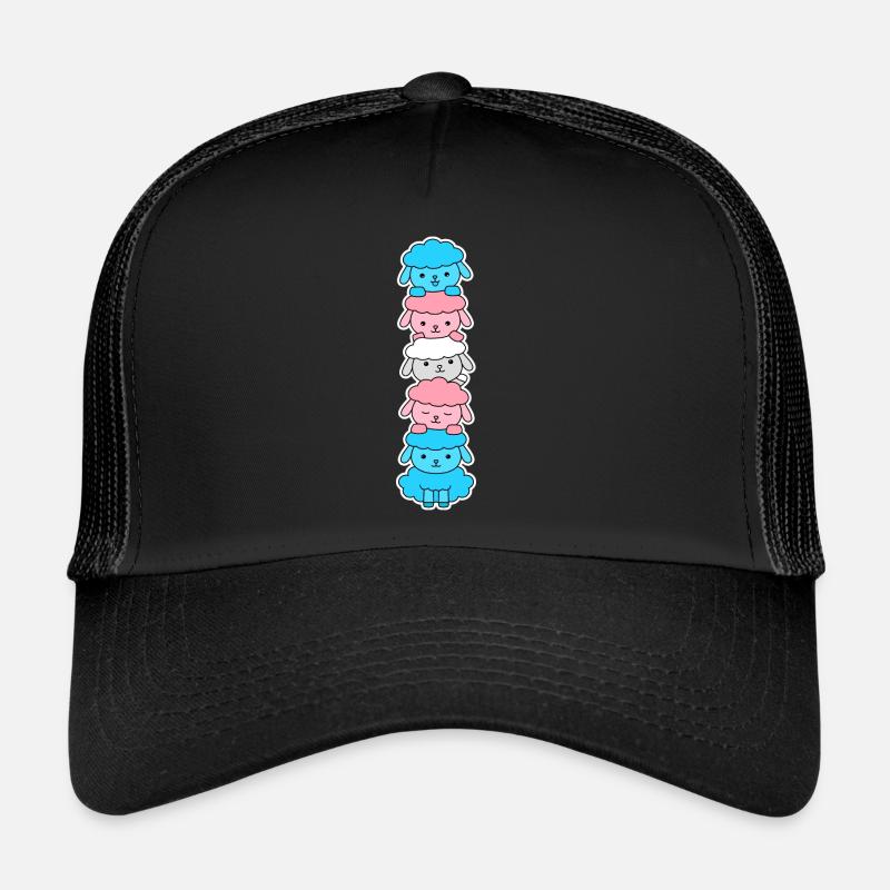 Conception de moutons trans pour les personnes trans Casquette trucker 