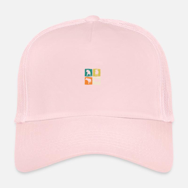 Bovins de buffle Bœufs Casquette trucker 