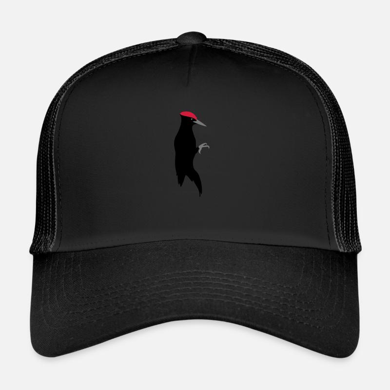 Schwarzspecht - Trucker Cap - Schwarz/Schwarz