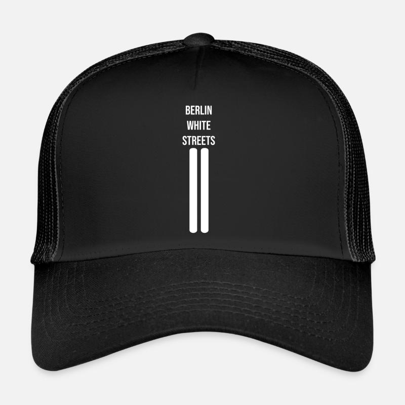 Rues blanches de Berlin Casquette trucker 