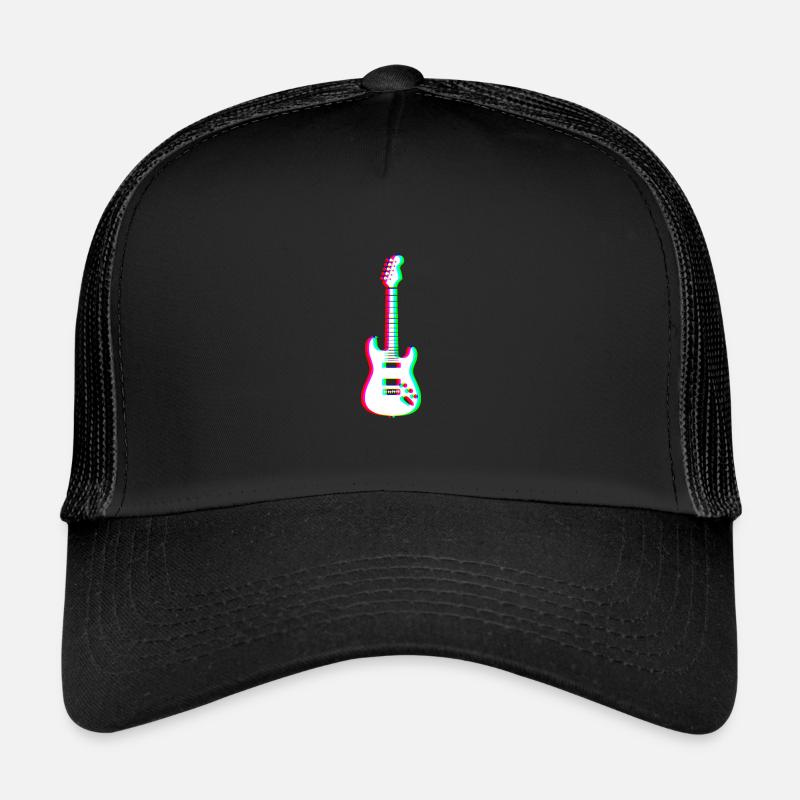EDM - Guitare électrique - Style Glitch Rave Casquette trucker 