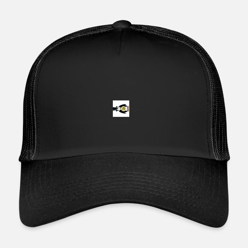 cooler Pinguin - Trucker Cap - Schwarz/Schwarz