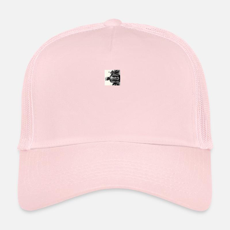 Dessin au crayon de moto Casquette trucker 
