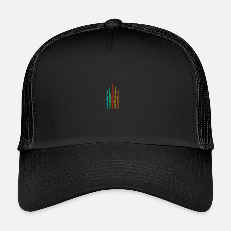 Flötist Querflöte Trucker Cap