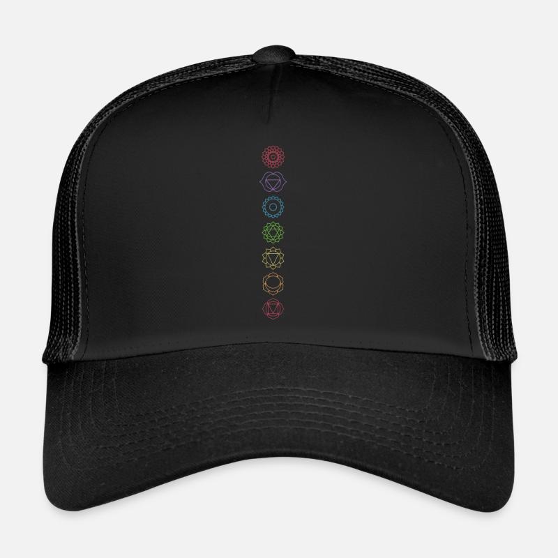 Chakras - Trucker Cap - black/black