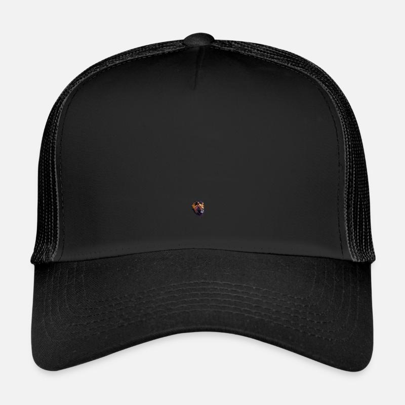 Colorful Lion Face Trucker Cap