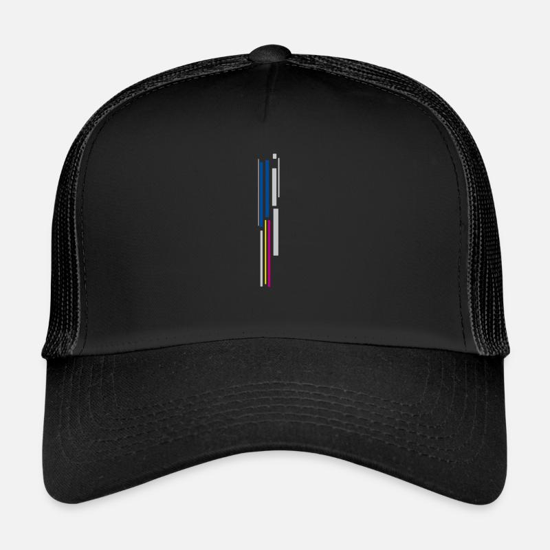 Rayures de style - lignes verticales Casquette trucker 