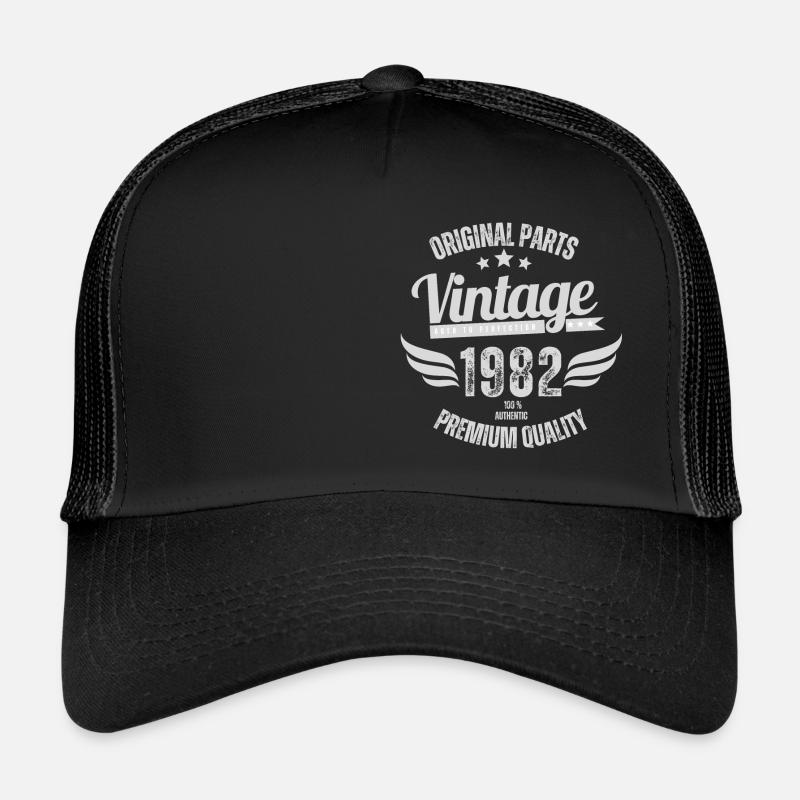 T-Shirt 40 JAHRE 1982 Geburtstagsgeschenk Väter Trucker Cap
