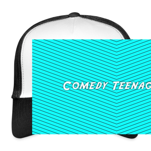 Light Blue Comedy Teenagers T Shirt - Trucker Cap