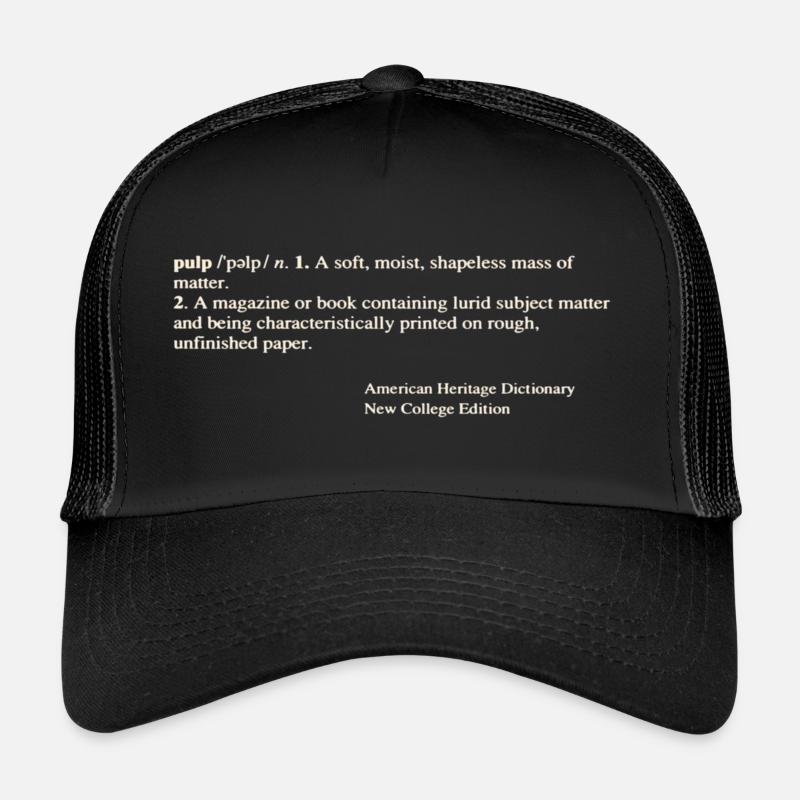 Meaning - Casquette trucker - noir/noir