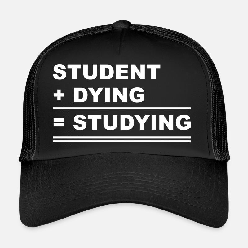 Student Nerd Geek Student Student Teenager Trucker Cap